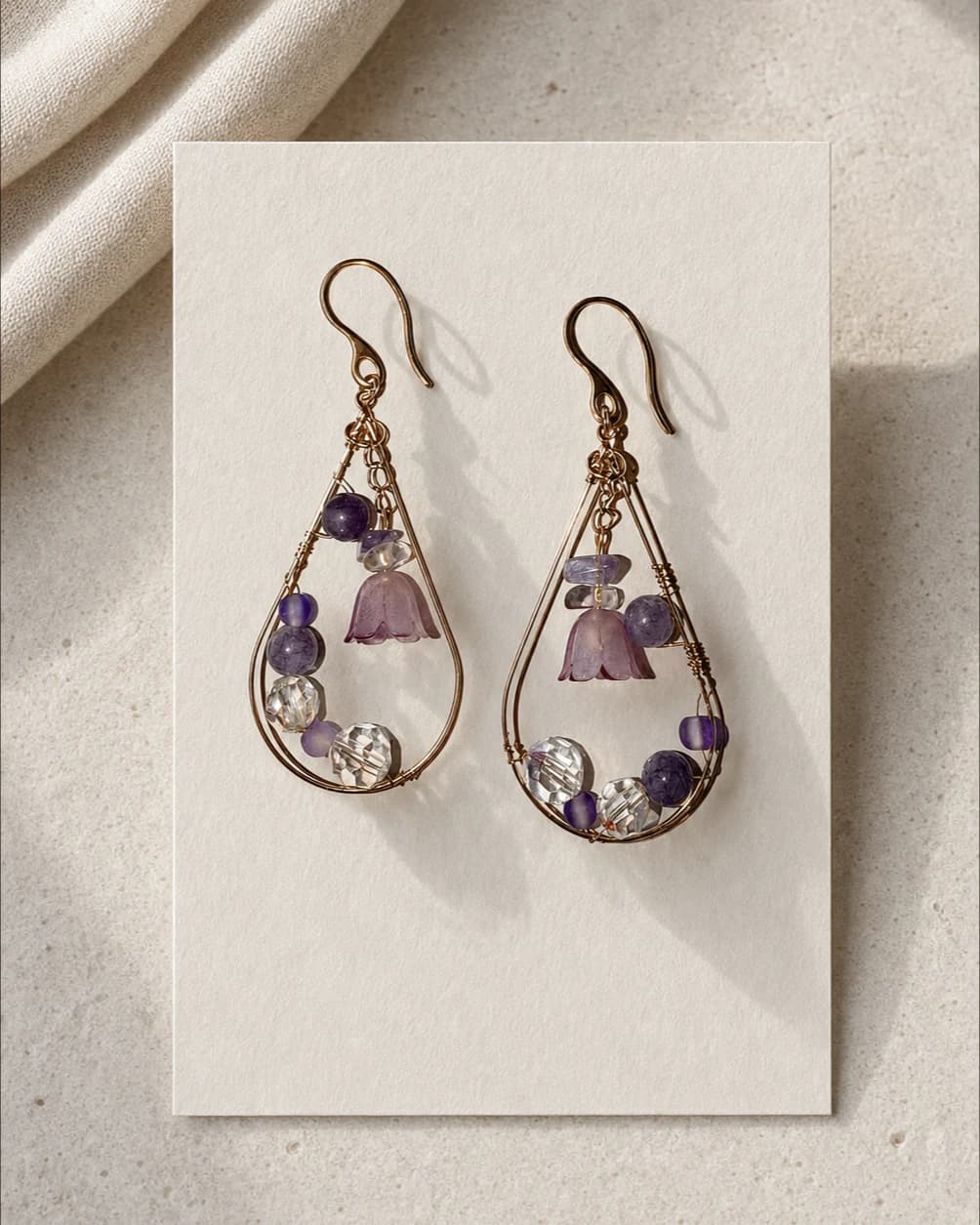 Purple rain drop